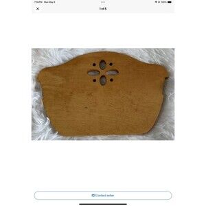 Longaberger Bread Basket Wooden Divider 7.75” x 5”